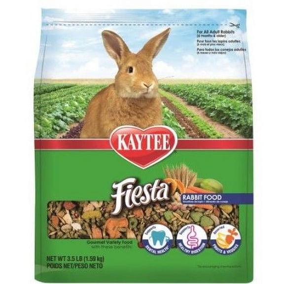 Kaytee Fiesta Gourmet Variety Diet - Rabbit [Small Pet, Foods] 6.5 lbs