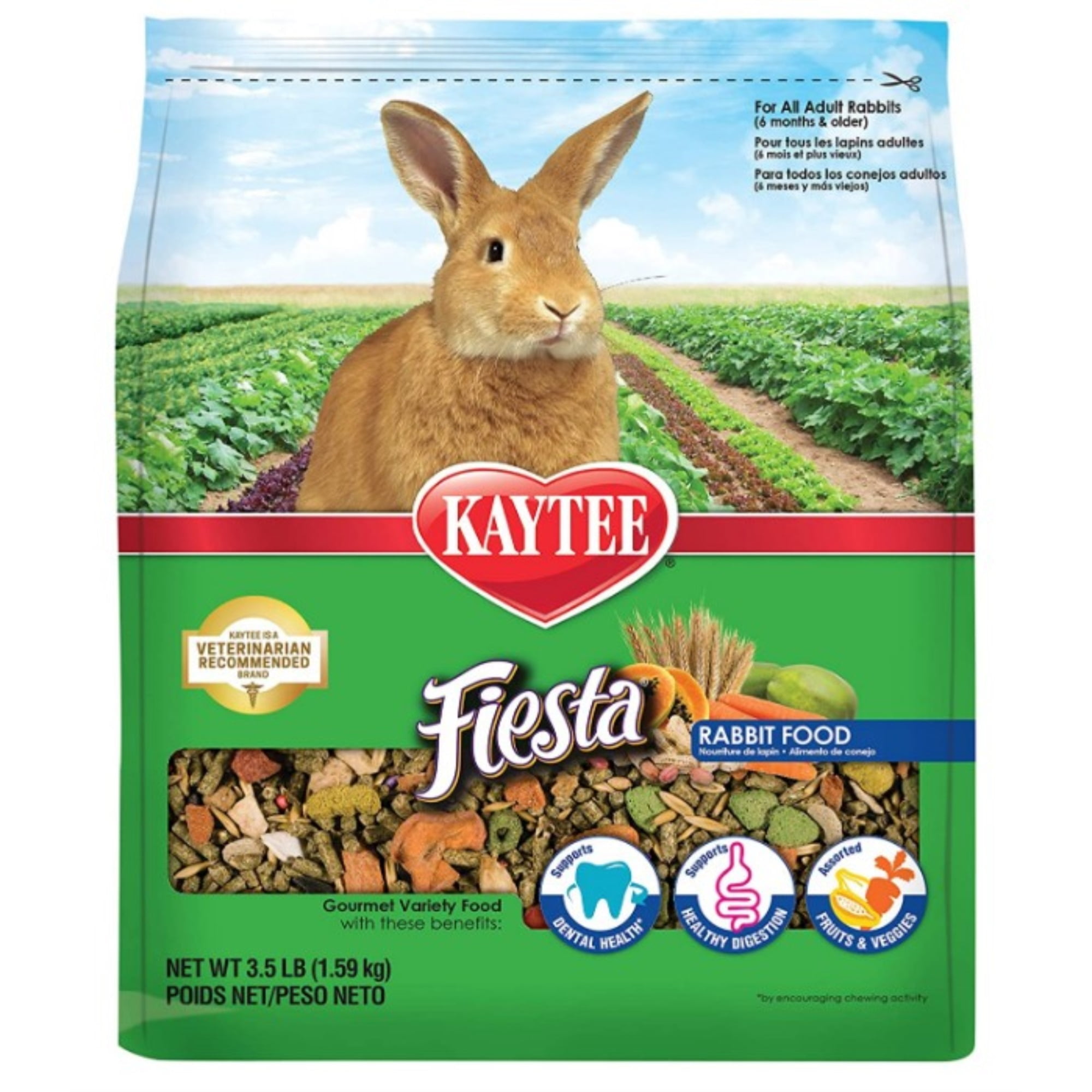 Kaytee Fiesta Gourmet Variety Diet for Rabbits