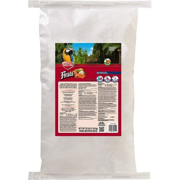 Kaytee Fiesta Macaw Food [Bird, Food] 25 lbs