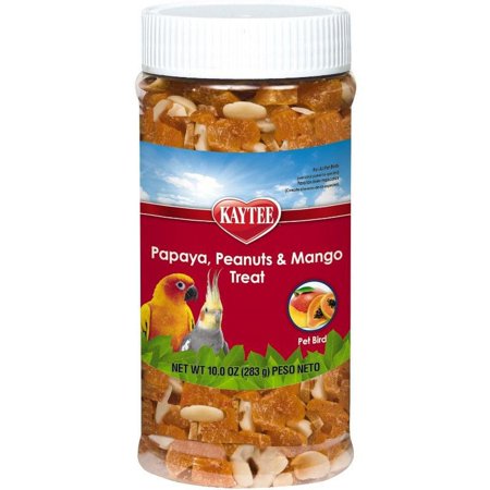 Kaytee Fiesta Papaya, Peanut & Mango Treat - Pet Birds [Bird, Treats & Supplements] 10 oz