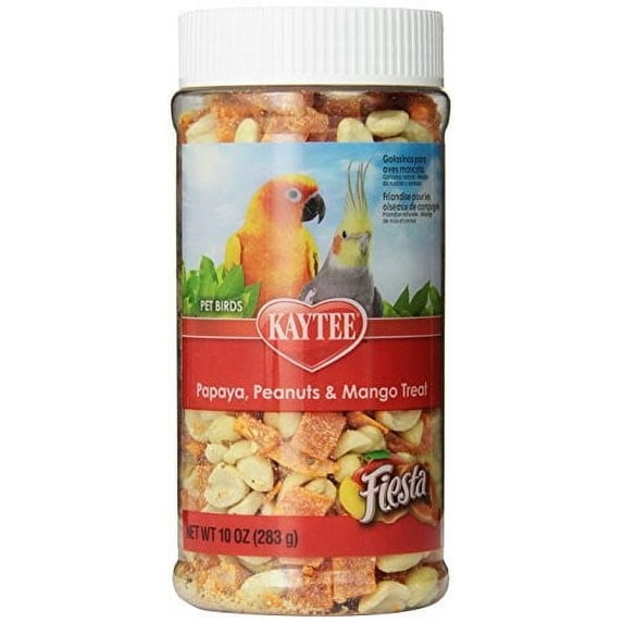 Kaytee Fiesta Papaya, Peanuts & Mango Bird Treats, 8-oz jar