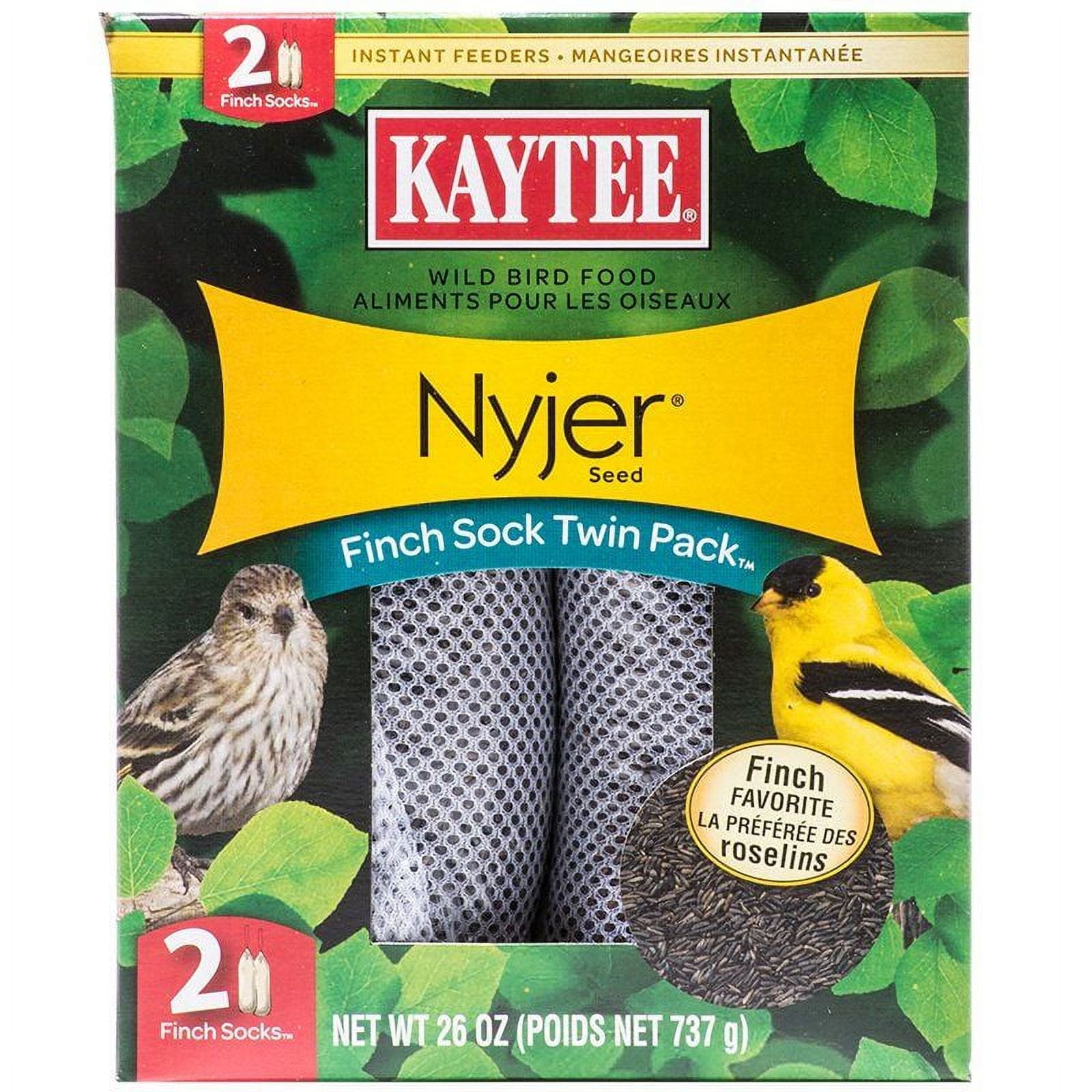 Kaytee Finch Sock Bird Feeder 26 oz (2 Count) - Walmart.com