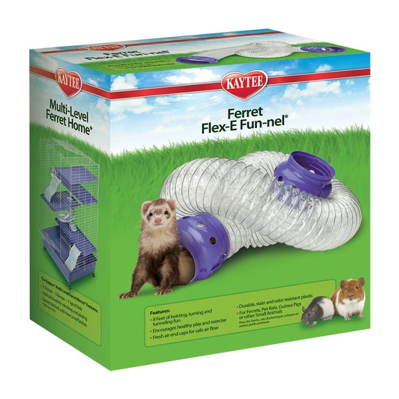 Kaytee Flex-E Fun-Nel, Flexible Tunnel for Ferrets, Guinea Pigs & Small Animals