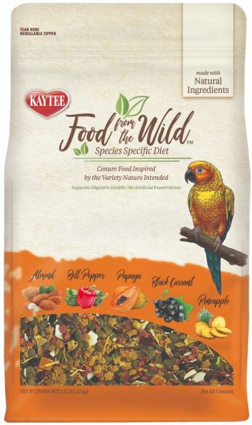 Kaytee Food From The Wild Conjure Food For Digestive Health [Bird, Food] 2.5 lbs