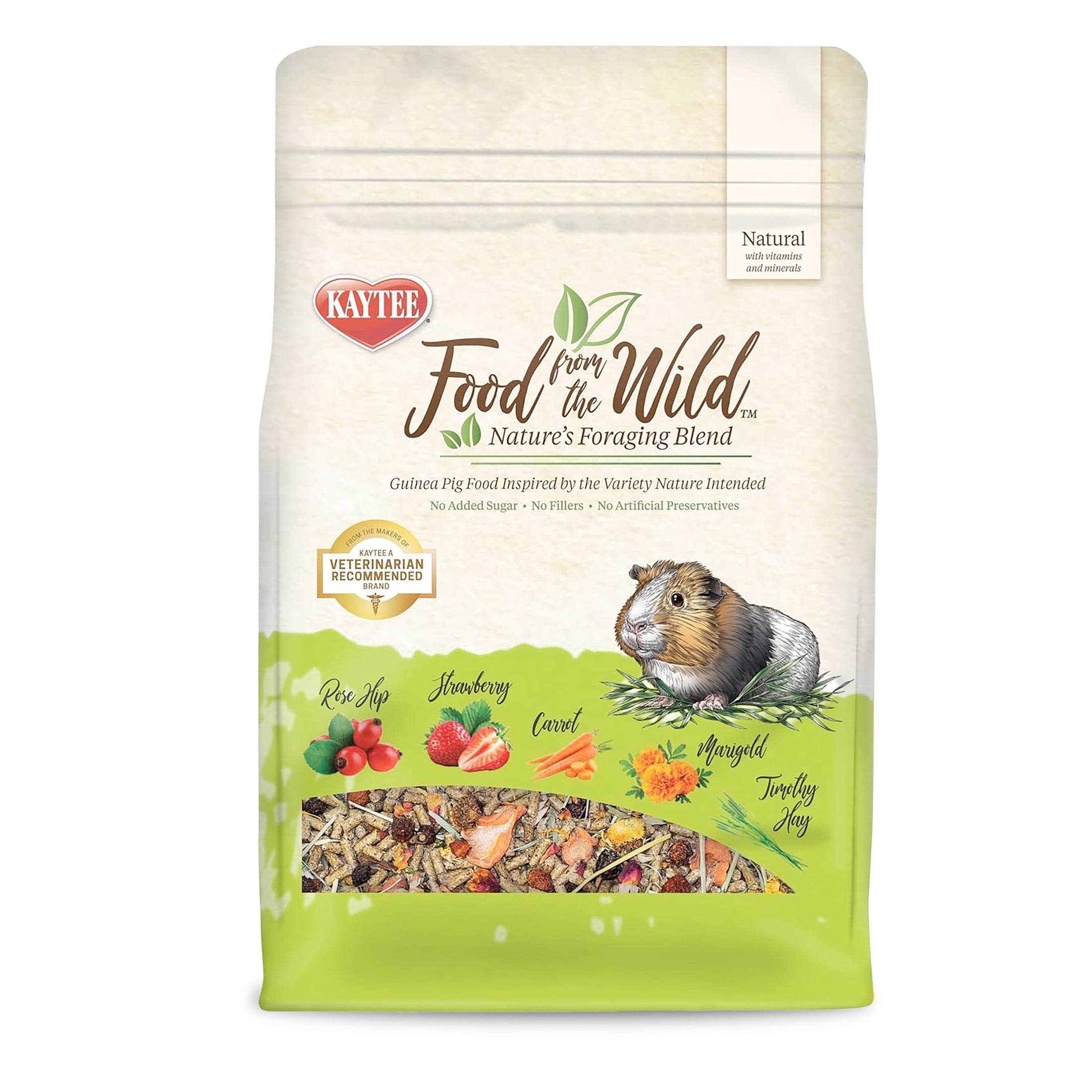 Kaytee Food from the Wild Guinea Pig Food, 4 Pounds