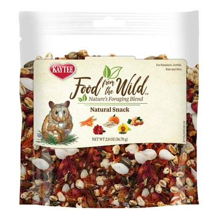 Kaytee Food From the Wild Natural Snack, Treat for Hamsters and Gerbils, 2 Ounces