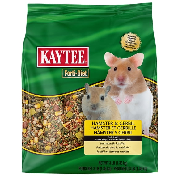 Kaytee Forti-Diet Hamster & Gerbil Food 3 Pounds