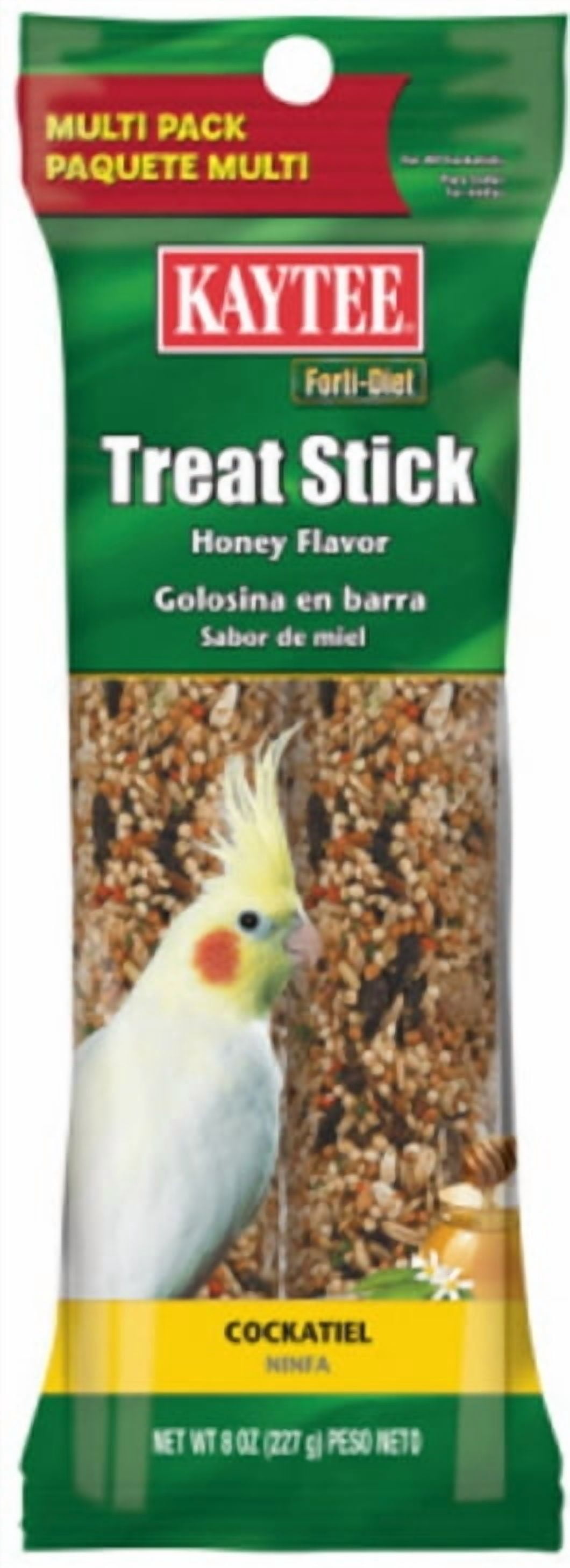 Kaytee Forti Diet Honey Treat Sticks for Cockatiels [New Bird Supplies, Bird Treat Sticks, Kaytee, Bird Supplies] 8 oz