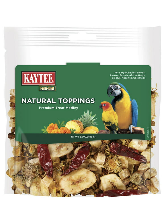 Kaytee Forti-Diet Natural Pet Bird Treat Snack Medium/Large 3 oz.