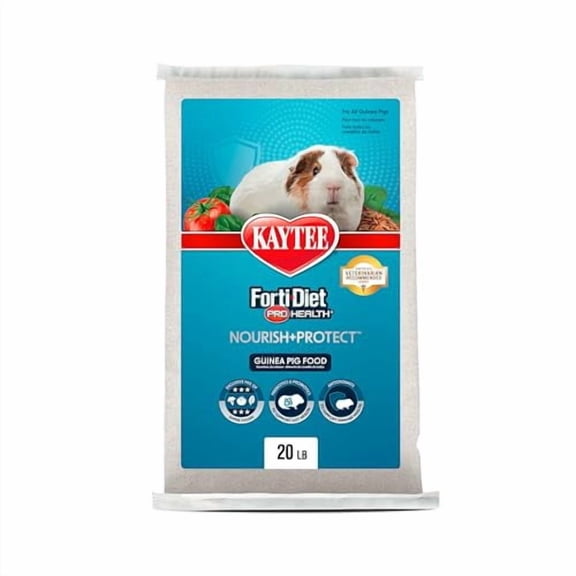 Kaytee Forti-Diet Pro Health Nourish+Protect Guinea Pig Food, 20 Pound
