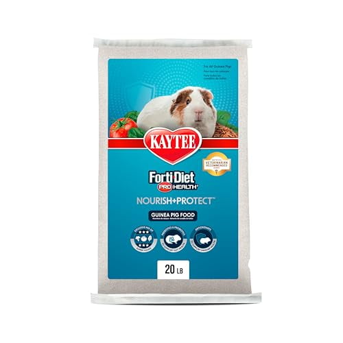 Kaytee Forti-Diet Pro Health Nourish+Protect Guinea Pig Food, 20 Pound