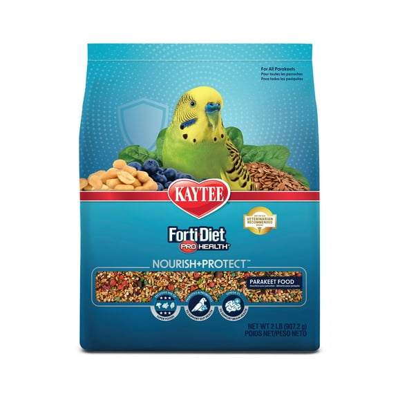 Kaytee Forti-Diet Pro Health Nourish+Protect Parakeet Food 2 pounds