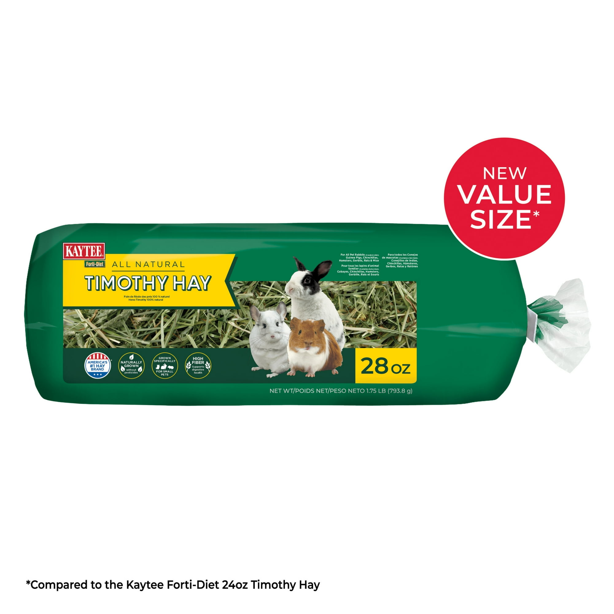 Kaytee Forti-Diet Timothy Hay 28 Ounces