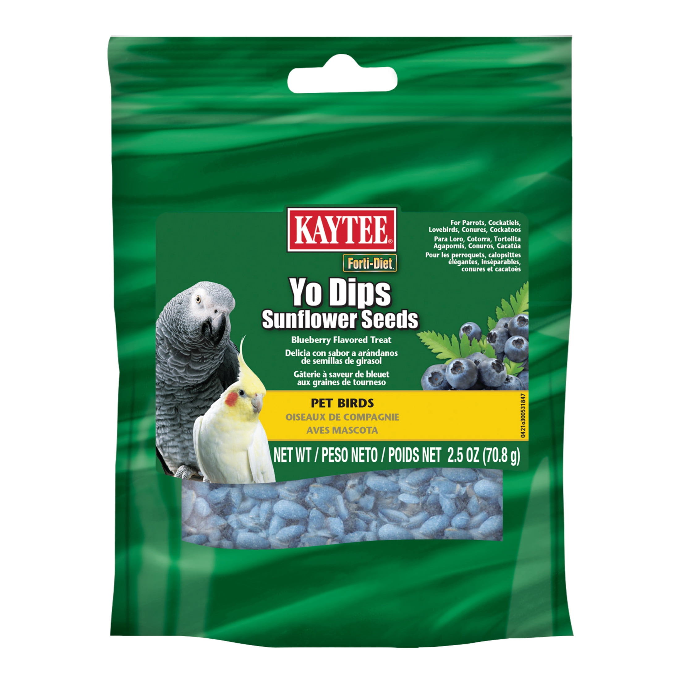 Kaytee Forti Diet Yo Dips Avian Sunflower Blueberry 2.5 oz.