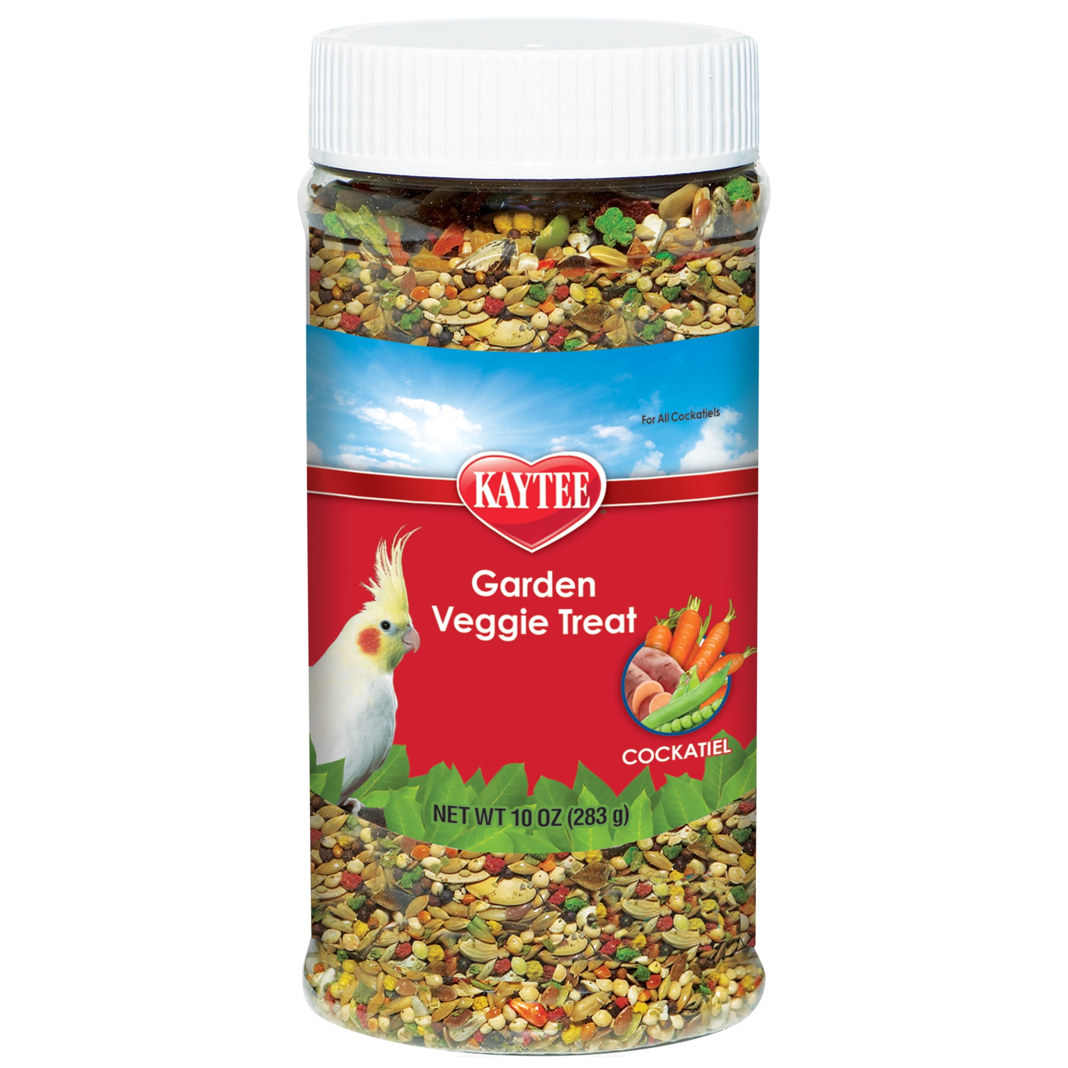 Kaytee Garden and Veggie Treat Jar -- Cockatiel 10 oz