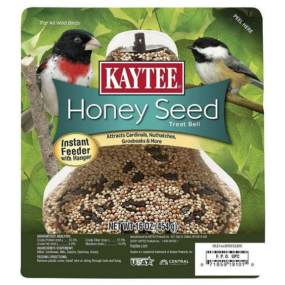 Kaytee Honey Seed Treat Bell [Bird, Wildbird Foods] 1 lb