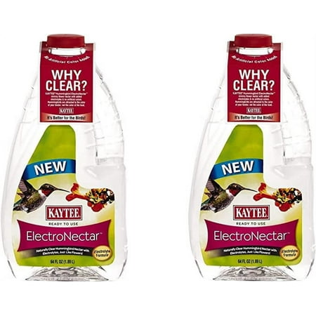 Kaytee Hummingbird Electro Nectar Ready to Use, 64oz 2 case64oz