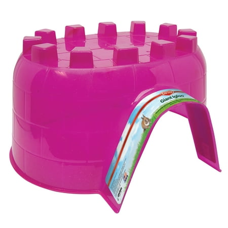 Kaytee Igloo Habitat Hideout For Pet Rabbits, Ferrets, Guinea Pigs, and Other Small Animals, Giant