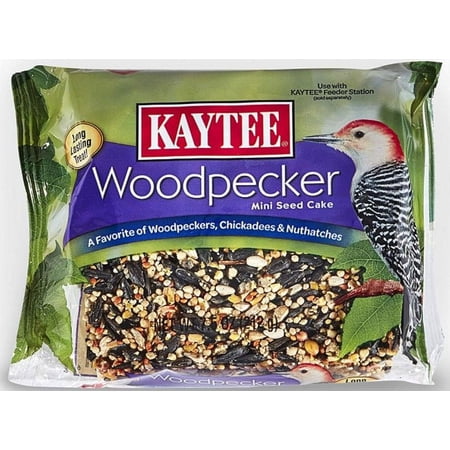 Kaytee Kaytee Woodpecker Mini Honey Seed Cake For Energy Support 7.5 oz Pack of 2