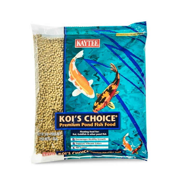 Kaytee Koi s Choice Pond Fish Food Floating Pellets 3 lb