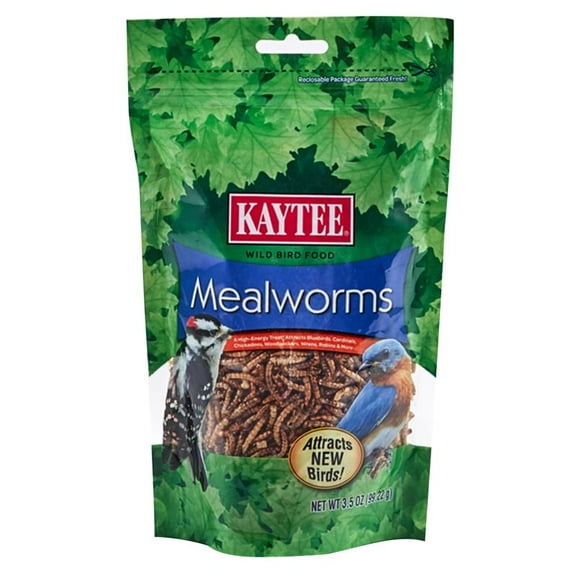 Kaytee Products 100505651 3.5 oz. Mealworm Re Sealable Pouch