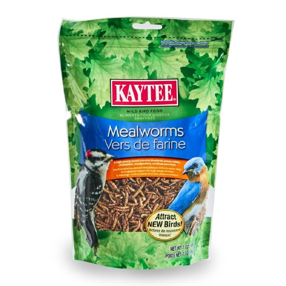 Kaytee Mealworms Bird Food, 7 oz