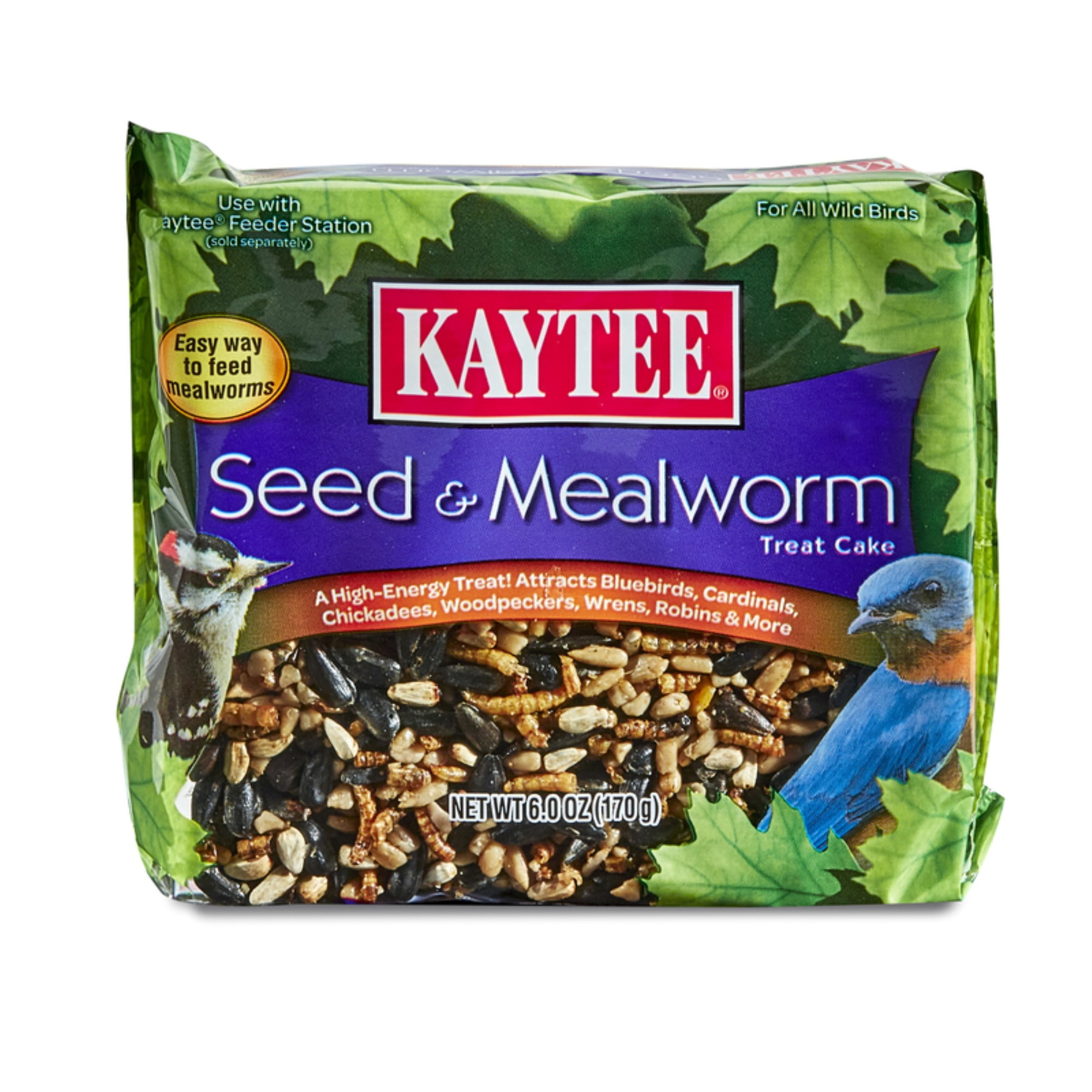 Kaytee Mealworm Mini Cake, 6 oz