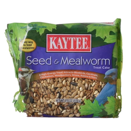 KAYTEE MEALWORM MINI CAKE 6, 6 OZ