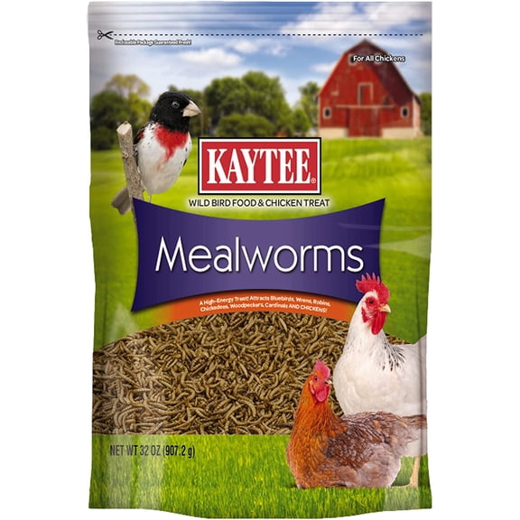 Kaytee Mealworms Bird Food - 2 LB