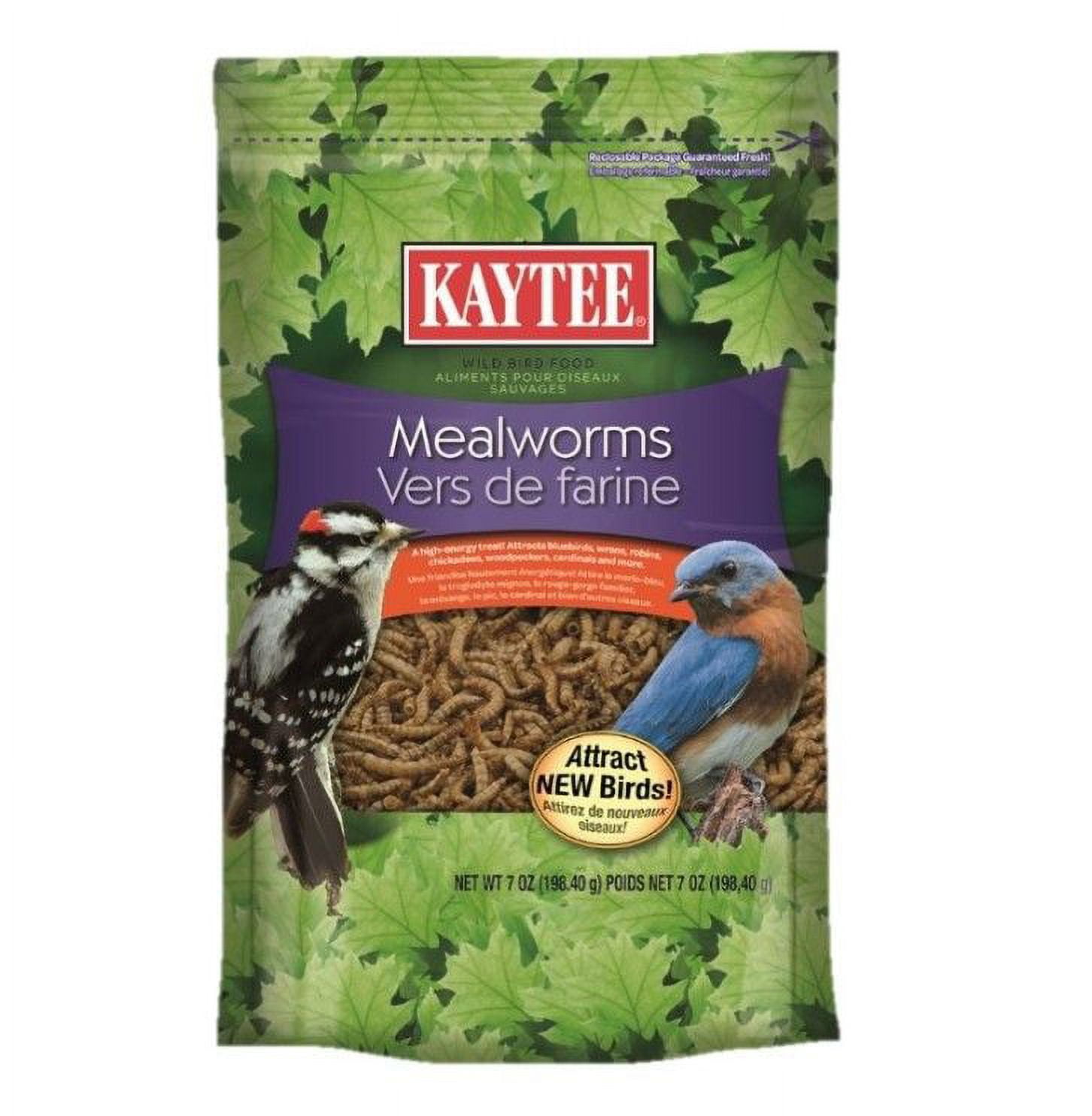 Kaytee Mealworms Bird Food [Bird, Wildbird Foods] 7 oz