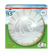 Kaytee Mega Run-About Ball for Pet Rats, Chinchillas and Other Large Small Animals, Clear 11.5 Inches