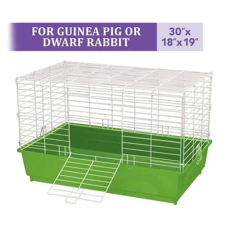 Kaytee My First Home Habitat for Pet Guinea Pigs or Dwarf Rabbits, Large, 30 x 18 in
