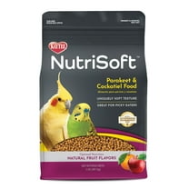 Kaytee Nutri Soft Parakeet and Cockatiel Pet Bird Food Seed, 2 lb