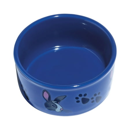 Kaytee Paw-Print Petware Bowl Bunny, Rabbit Food or Water Dish