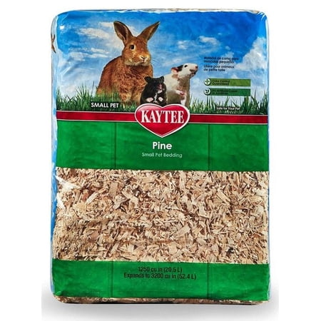 Kaytee Pine Small Pet Bedding [Small Pet, Bedding Material] 1 Bag - (1,250 Cu. In. Expands to 3,200 Cu. In.)