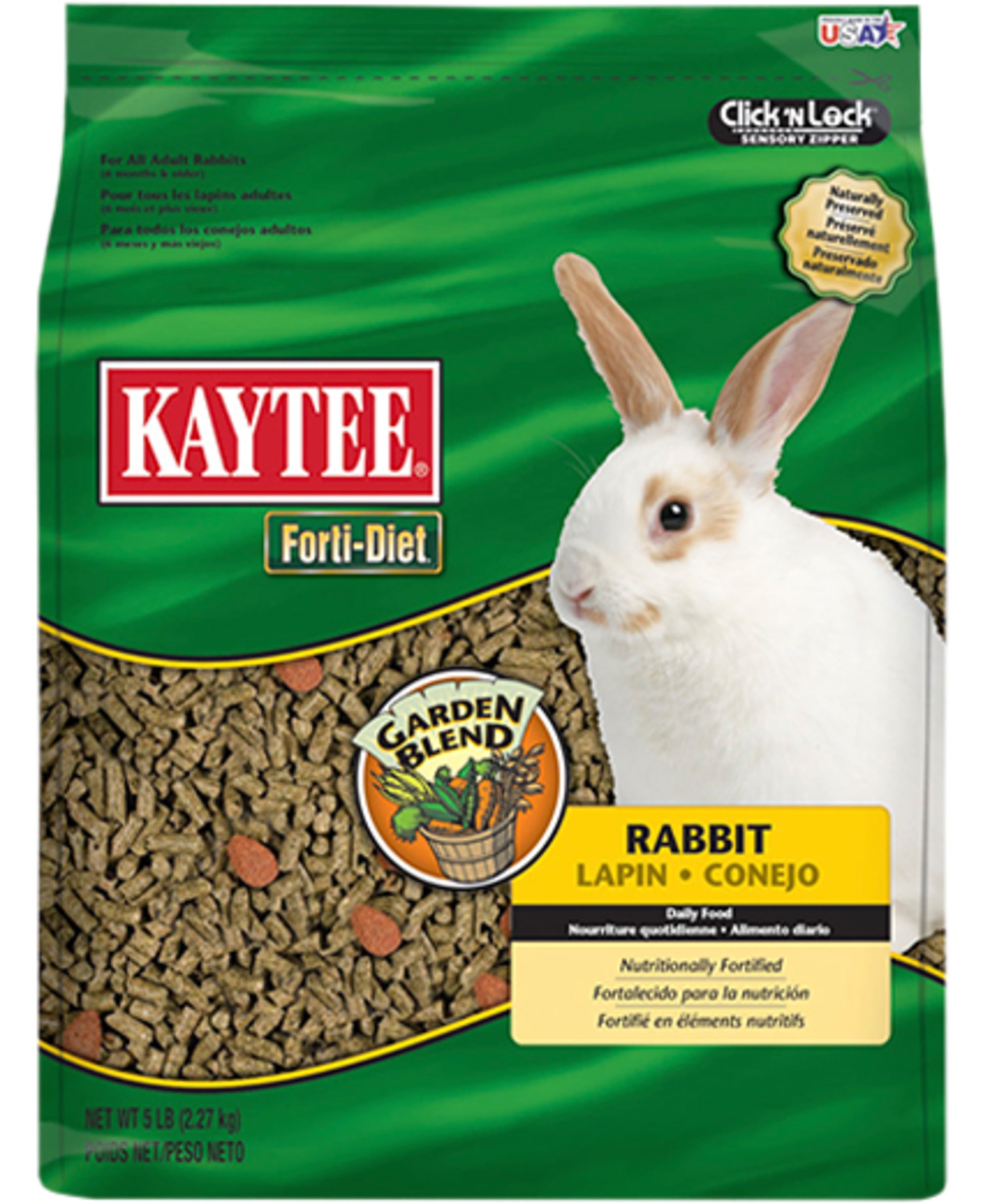 Kaytee Rabbit Garden Blend 5 pounds - Walmart.com
