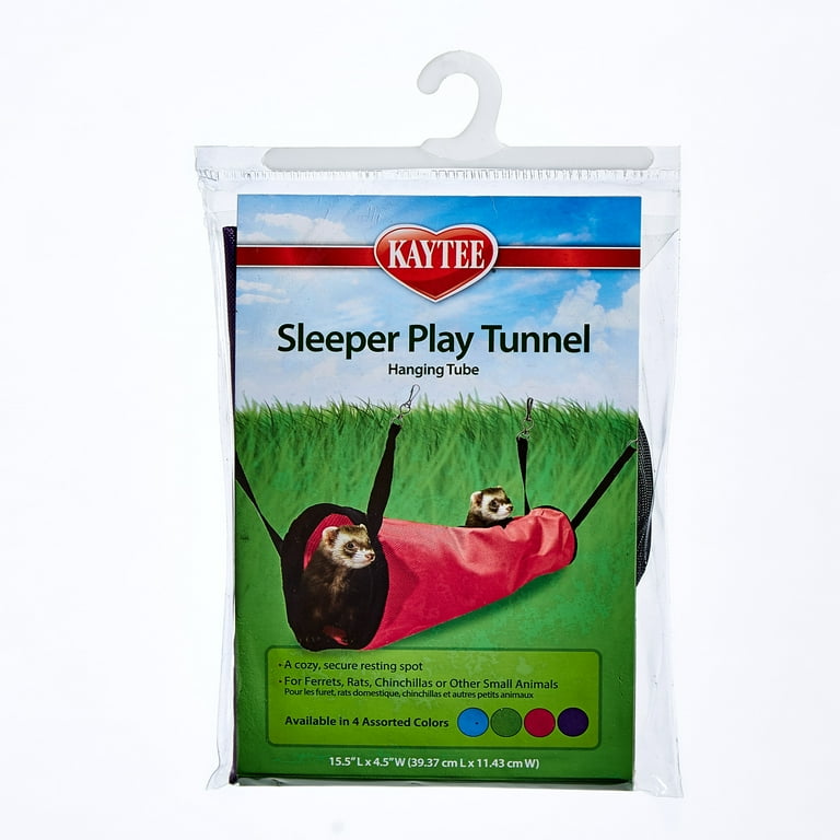 KAYTEE SIMPLE SLEEPER PLAY TUNNEL (6 IN, ASSORTED) KAYTEE SIMPLE SLEEPER PLAY TUNNEL (6 IN, ASSORTED)