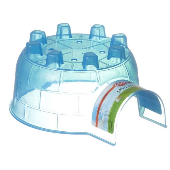 Kaytee Small Animal Igloo Hide Out [Small Pet, Cage Accessories] Mini Igloo (6"L x 7.75"W x 4.5"H)