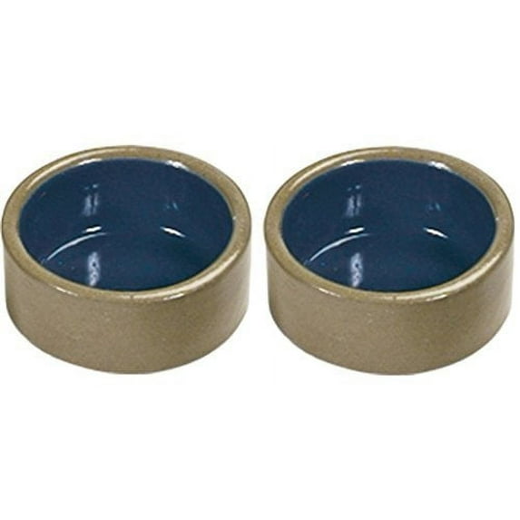 Kaytee Stoneware Hamster Bowl, 3-Inch 2 Pack