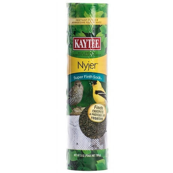 Kaytee Super Finch Sock Bird Feeder 25 oz Pack of 2