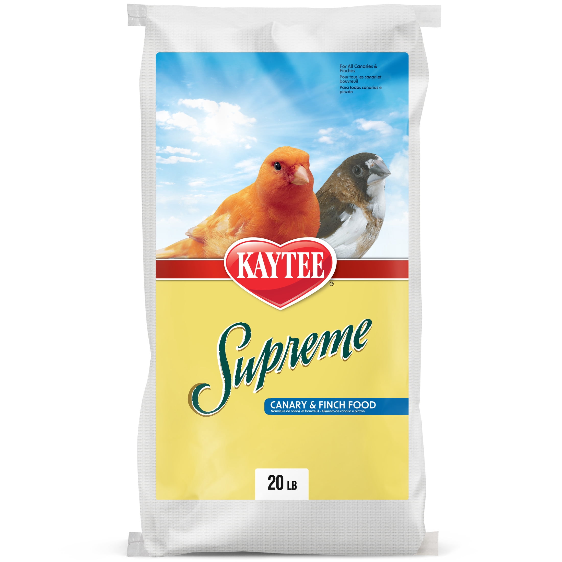 Kaytee Supreme Canary & Finch Food 20 LB - Walmart.com