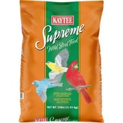 Kaytee Supreme Dry Wild Bird Feed and Seed, Millet Free Blend, 25 lb. Bag, 1 pack