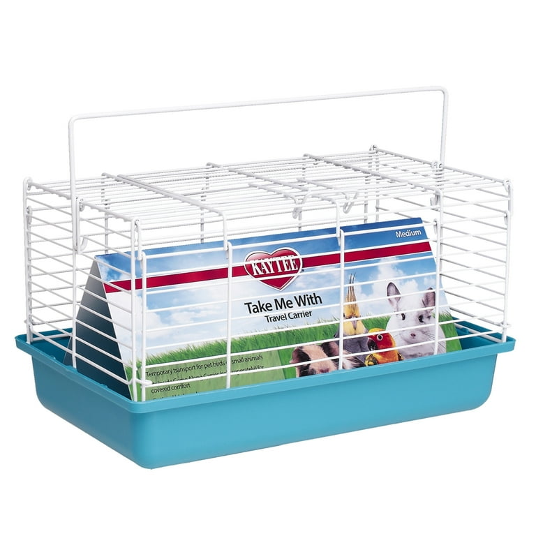 Kaytee Take Me Home Travel Carrier Medium for Birds Small Animals Colors Vary