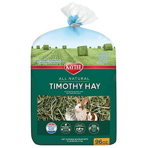 Kaytee All Natural Timothy Hay For Small Animals, 6 Pound