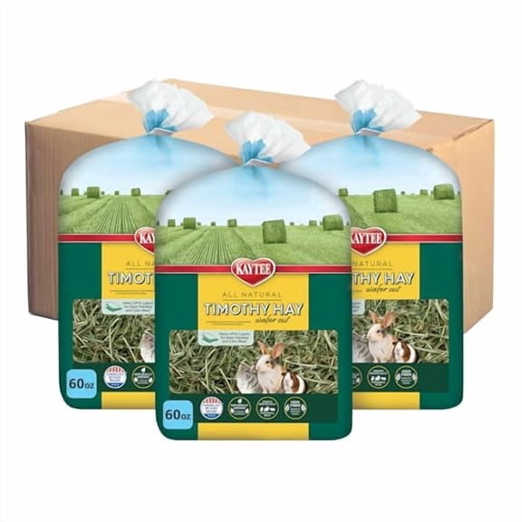 Kaytee Wafer Cut All Natural Timothy Hay for Small Animals, 11.25 Pound