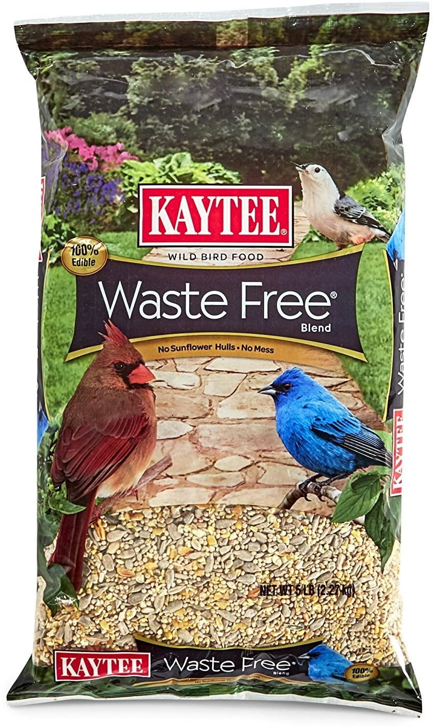 Kaytee Waste Free Bird Seed Blend, 5Pound (2 Pack)
