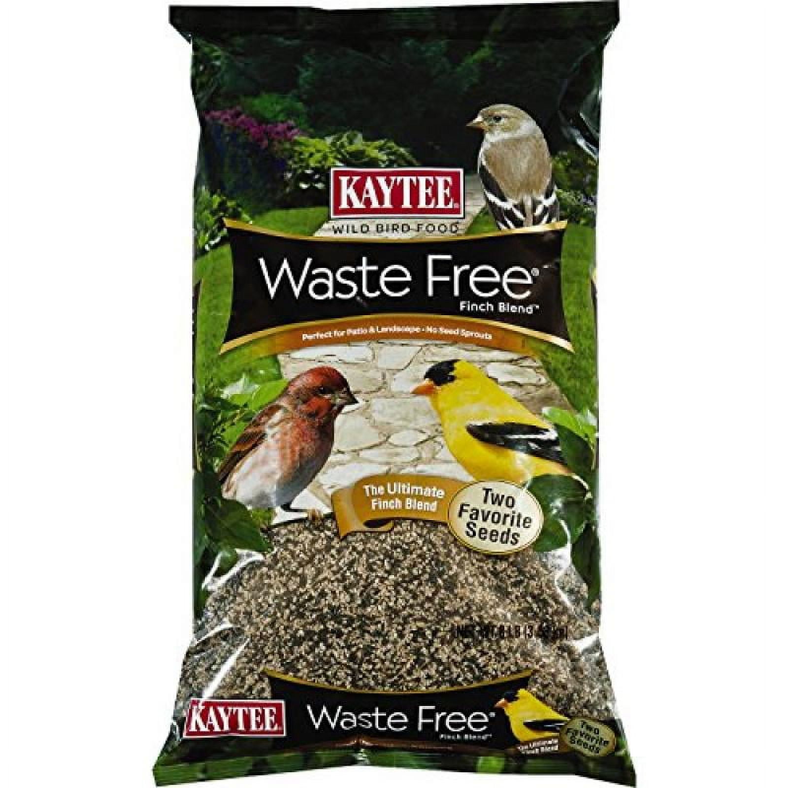 Kaytee Waste Free Finch Dry Bird Seed Blend, 8Pound