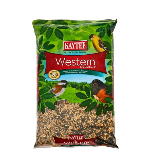 Kaytee Western Regional Blend Wild Bird Feed, 7 lb, Mixed Seeds