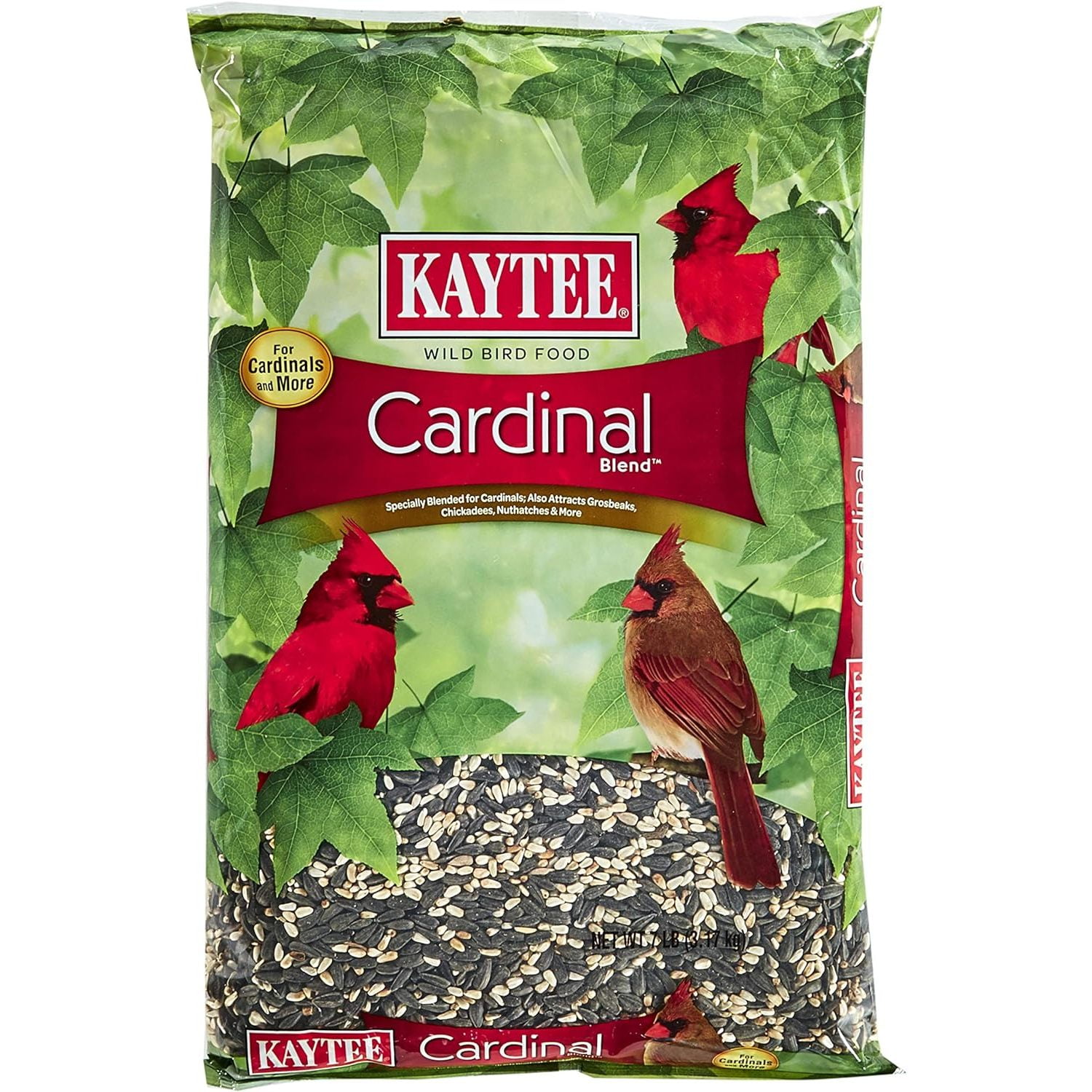 Kaytee Wild Bird Cardinal Blend Food Seed For Cardinals, Chickadees ...