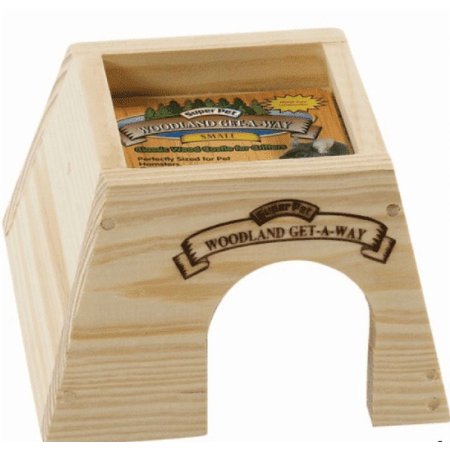 Kaytee Woodland Get-A-Way Houses: Stacking Solid-Wood Hideouts for Small Animals